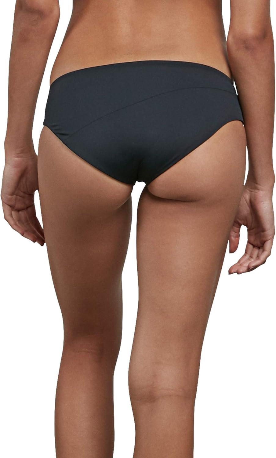 image:imageVolcom Womens Simply Solid Full Bikini Bottom Regular amp Plus SizeBlackh