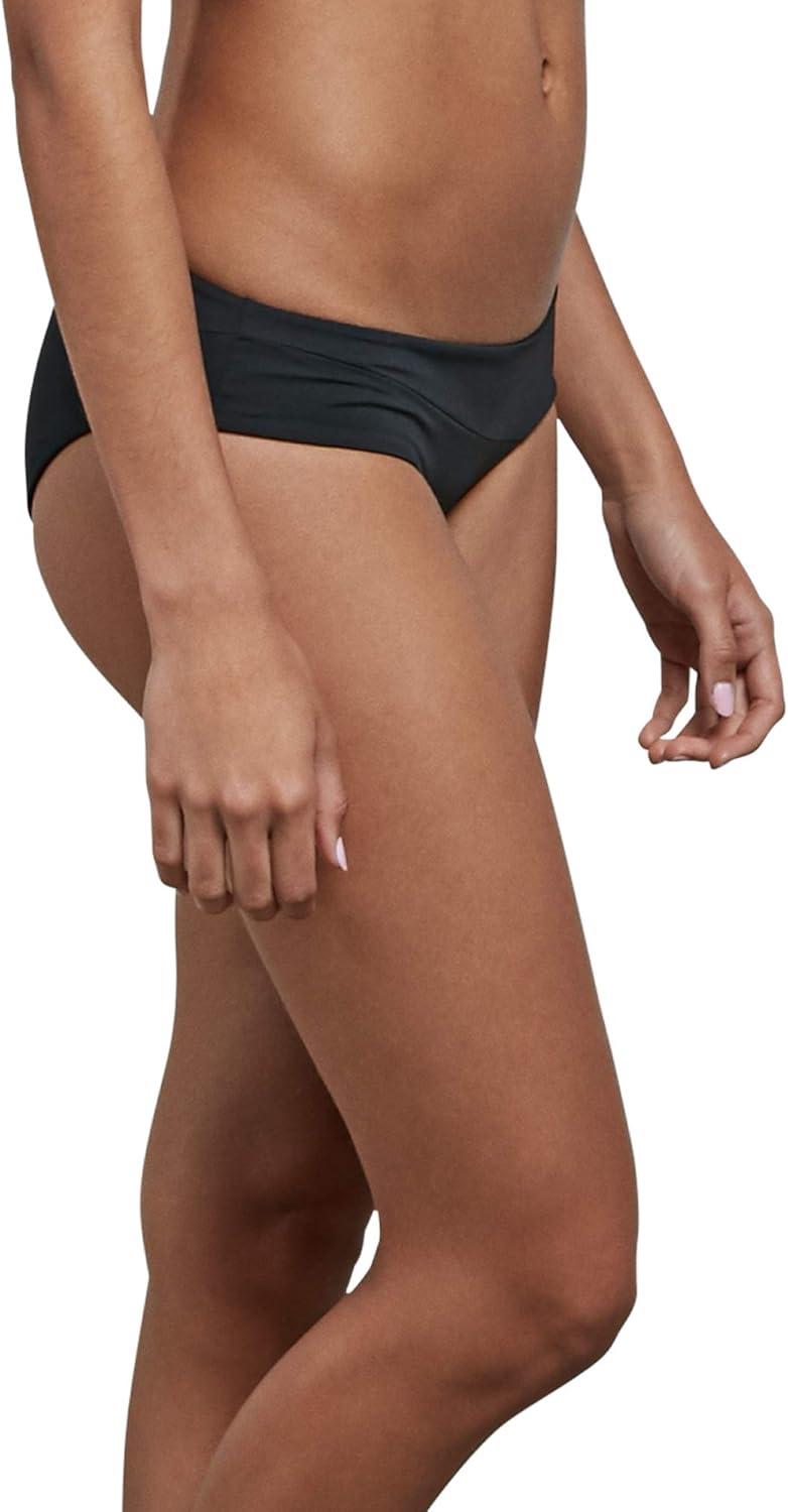 image:imageVolcom Womens Simply Solid Full Bikini Bottom Regular amp Plus SizeBlackh