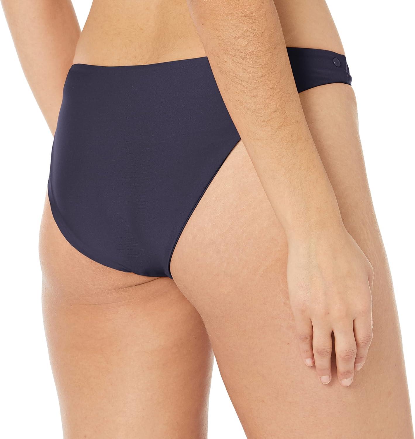 image:imageVolcom Womens Simply Solid Full Bikini Bottom Regular amp Plus SizeBluenight