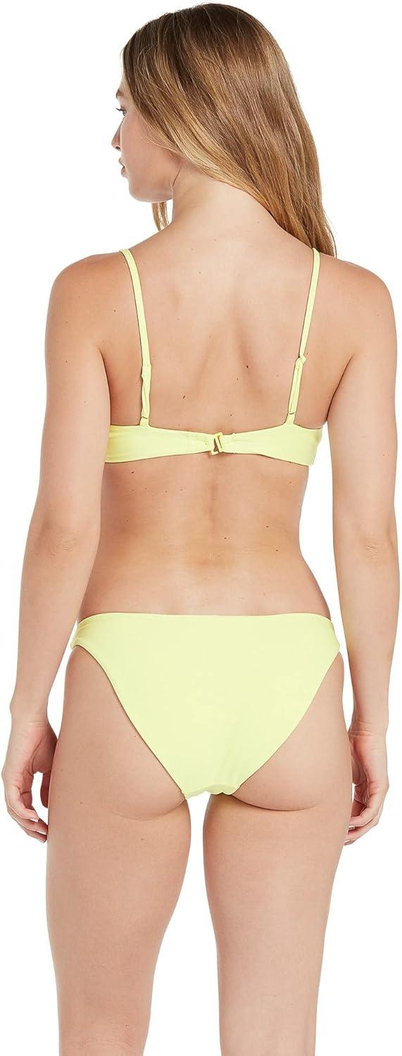 image:imageVolcom Womens Simply Solid Full Bikini Bottom Regular amp Plus SizeLime