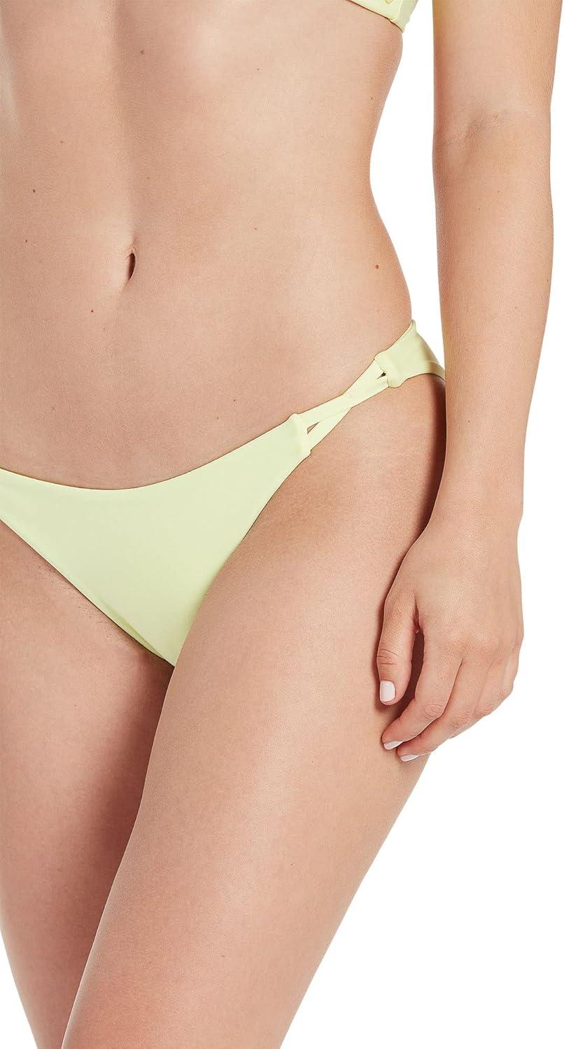 image:imageVolcom Womens Simply Solid Full Bikini Bottom Regular amp Plus SizeLime