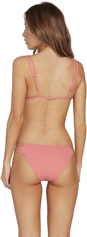 image:imageVolcom Womens Simply Solid Full Bikini Bottom Regular amp Plus SizePink