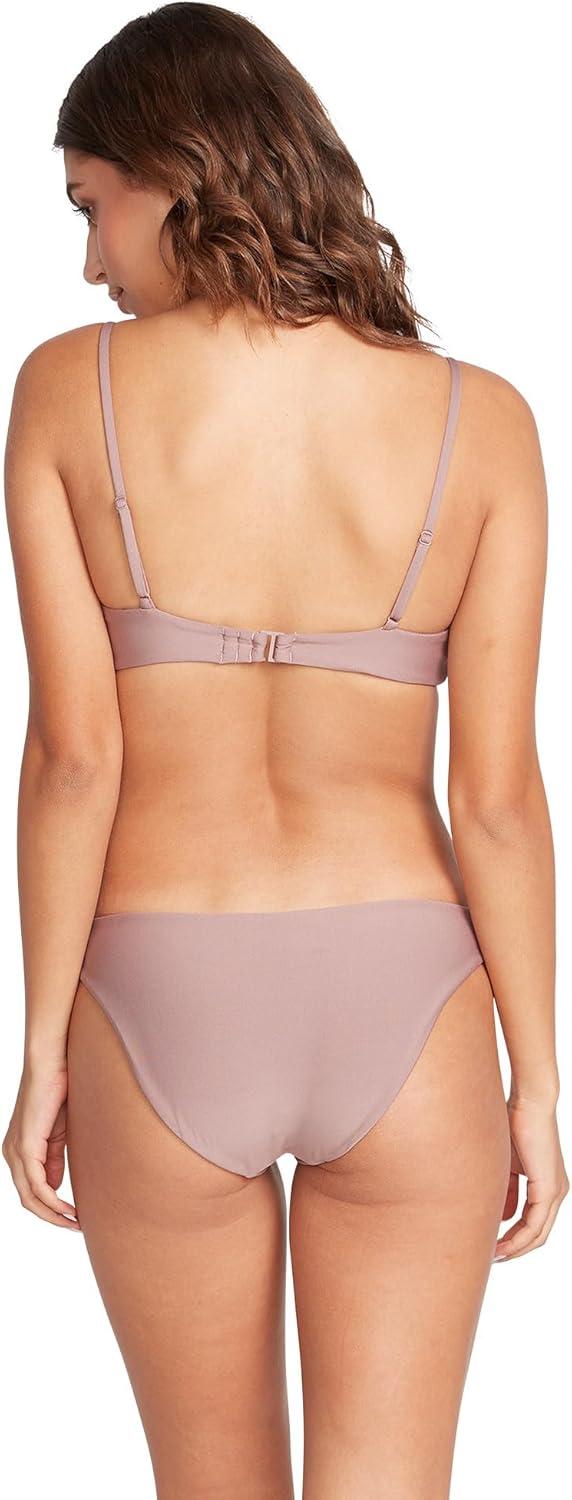 image:imageVolcom Womens Simply Solid Full Bikini Bottom Regular amp Plus SizeRaisin