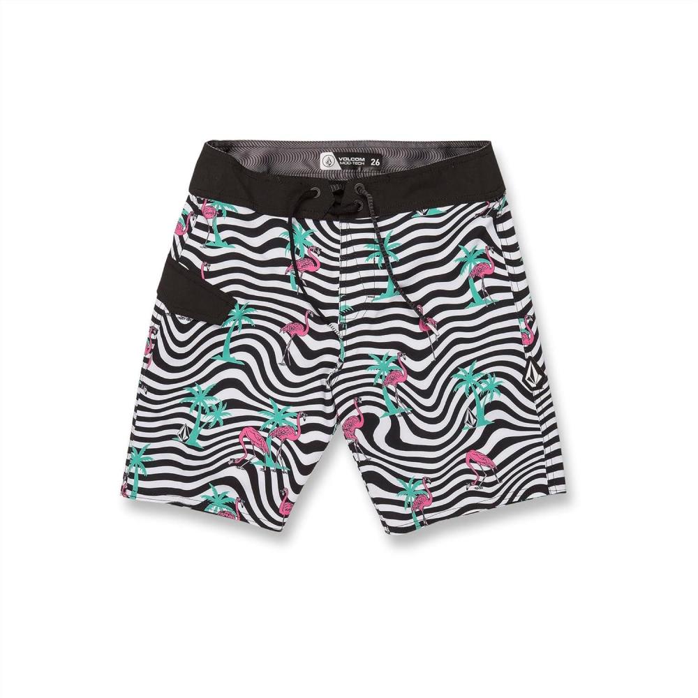 image:imageVolcom Boys Mod Tech Boardshorts Big Boys amp Little Boys SizesWhite