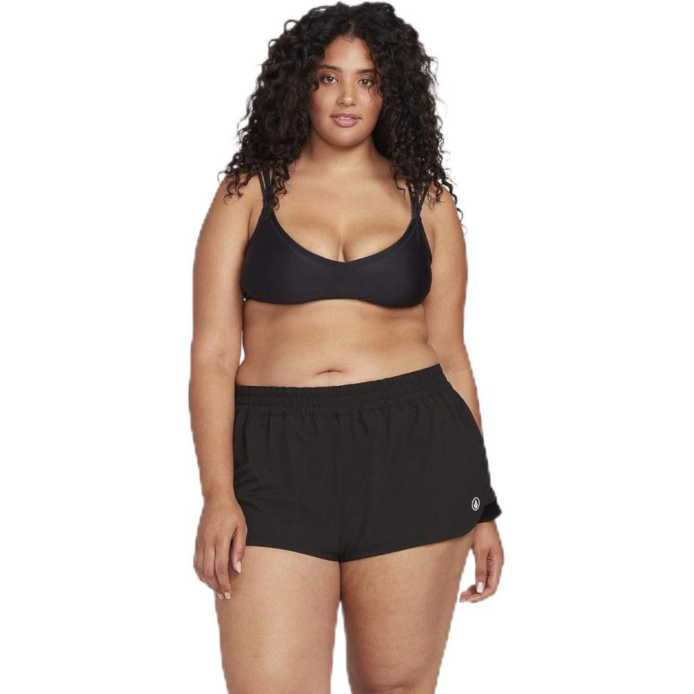 image:imageVolcom Womens 2inch Swim Boardshorts Lightweight 4Way Stretch Surf Shorts with UPF 50 and Recycled FabricJet