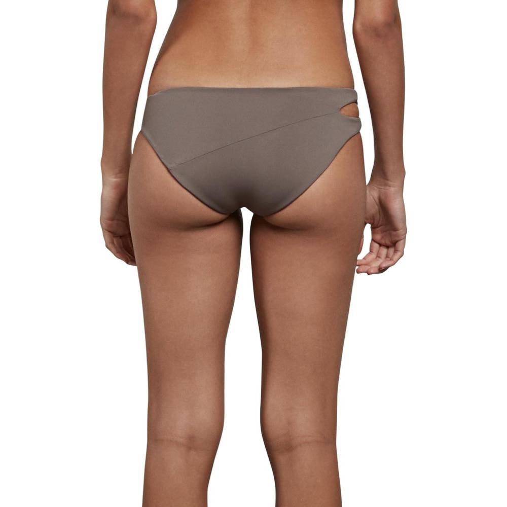 image:imageVolcom Womens Full Bikini Bottom LowRise Swim Bottom with Full Coverage Made from Recycled FabricStonea