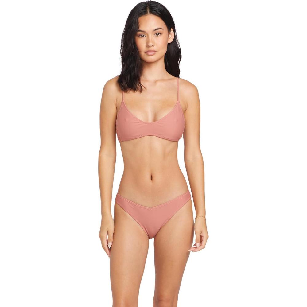 image:imageVolcom Womens Simply Solid V Beach Pant Bikini BottomMauve Rose