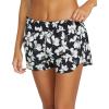 Volcom Women’s 2-inch Swim Boardshorts – Lightweight 4-Way Stretch Surf Shorts with UPF 50+ and Recycled Fabric(Black Lily)