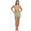 Volcom Women’s 2-inch Swim Boardshorts – Lightweight 4-Way Stretch Surf Shorts with UPF 50+ and Recycled Fabric(Grass Green)