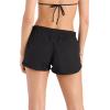 Volcom Women’s 2-inch Swim Boardshorts – Lightweight 4-Way Stretch Surf Shorts with UPF 50+ and Recycled Fabric(Onyx)