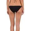 Volcom Women’s Full Bikini Bottom – Low-Rise Swim Bottom with Full Coverage, Made from Recycled Fabric(Black 1)