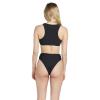 Volcom Women’s Full Bikini Bottom – Low-Rise Swim Bottom with Full Coverage, Made from Recycled Fabric(Black-a)