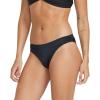 Volcom Women’s Full Bikini Bottom – Low-Rise Swim Bottom with Full Coverage, Made from Recycled Fabric(Black-onyx)