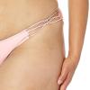Volcom Women’s Full Bikini Bottom – Low-Rise Swim Bottom with Full Coverage, Made from Recycled Fabric(Blush Pink)