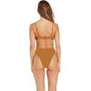 Volcom Women’s Full Bikini Bottom – Low-Rise Swim Bottom with Full Coverage, Made from Recycled Fabric(Bronze)