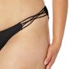 Volcom Women’s Full Bikini Bottom – Low-Rise Swim Bottom with Full Coverage, Made from Recycled Fabric(New Black)