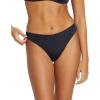 Volcom Women’s Simply Seamless Cheeky Bikini Bottom (Regular & Plus Size)(Caviar)