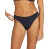 Volcom Women’s Simply Seamless Cheeky Bikini Bottom (Regular & Plus Size)(Caviar)