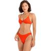 Volcom Women’s Simply Seamless Skimpy Swimsuit Bikini Bottom(Cloud Blue)