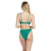 Volcom Women’s Simply Seemless V Neck Swimsuit Bikini Top(Emerald)