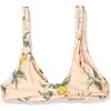 Volcom Women’s Simply Seemless V Neck Swimsuit Bikini Top(Light Peach)