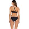 Volcom Women’s Simply Seemless V Neck Swimsuit Bikini Top(Midnight)
