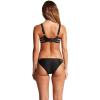 Volcom Women’s Simply Seemless V Neck Swimsuit Bikini Top(New Black)