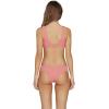 Volcom Women’s Simply Seemless V Neck Swimsuit Bikini Top(Pink)