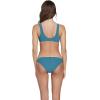 Volcom Women’s Simply Seemless V Neck Swimsuit Bikini Top(Tidal Blue)