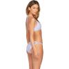 Volcom Women’s Simply Seemless V Neck Swimsuit Bikini Top(Violet)
