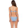 Volcom Women’s Simply Seemless V Neck Swimsuit Bikini Top(Washed Blue)