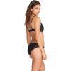 Volcom Women’s Simply Solid Full Bikini Bottom (Regular & Plus Size)(Caviar)