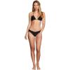 Volcom Women’s Tri Bikini Top – Sustainable Slide-tri Swim Top with Adjustable Halter and Removable Cups(Black)