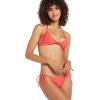 Volcom Women’s Tri Bikini Top – Sustainable Slide-tri Swim Top with Adjustable Halter and Removable Cups(Pistol Punch)