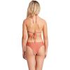 Volcom Women’s Tri Bikini Top – Sustainable Slide-tri Swim Top with Adjustable Halter and Removable Cups(Sepia)