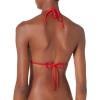 Volcom Women’s Tri Bikini Top – Sustainable Slide-tri Swim Top with Adjustable Halter and Removable Cups(True Red)