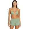 Volcom Women’s 2-inch Swim Boardshorts – Lightweight 4-Way Stretch Surf Shorts with UPF 50+ and Recycled Fabric(Grass Green)