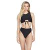 Volcom Women’s Full Bikini Bottom – Low-Rise Swim Bottom with Full Coverage, Made from Recycled Fabric(Black-a)