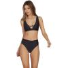 Volcom Women’s Full Bikini Bottom – Low-Rise Swim Bottom with Full Coverage, Made from Recycled Fabric(Caviar)