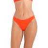 Volcom Women’s Full Bikini Bottom – Low-Rise Swim Bottom with Full Coverage, Made from Recycled Fabric(Persimmon)