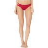 Volcom Women’s Full Bikini Bottom – Low-Rise Swim Bottom with Full Coverage, Made from Recycled Fabric(Zinfandel)