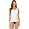 Volcom Women’s Simply Core Tankini Swimsuit Top Plus Size(White)