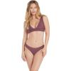 Volcom Women’s Simply Seamless Cheeky Bikini Bottom (Regular & Plus Size)(Eggplant)