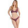Volcom Women’s Simply Seamless Halter Swimsuit Bikini Top(Eggplant)