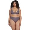 Volcom Women’s Simply Seamless Halter Swimsuit Bikini Top(Purple)
