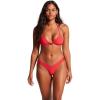 Volcom Women’s Simply Solid V Beach Pant Bikini Bottom(True Red)
