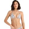 Volcom Women’s Tri Bikini Top – Sustainable Slide-tri Swim Top with Adjustable Halter and Removable Cups(Almond Black)