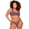 Volcom Women’s Women’s Simply Solid Scoop Neck Bikini Top Neck Bikini Top(Eggplant)