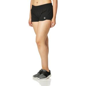 Volcom Women’s 2-inch Swim Boardshorts – Lightweight 4-Way Stretch Surf Shorts with UPF 50+ and Recycled Fabric(Black)
