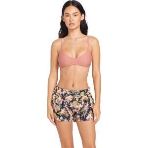 Volcom Women’s 2-inch Swim Boardshorts – Lightweight 4-Way Stretch Surf Shorts with UPF 50+ and Recycled Fabric(Multicolor)